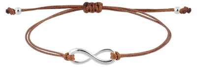 Produktbild von StarAppeal Unendlichkeit Infinity Liebe Freundschafts Armband mit Perlen in Silb