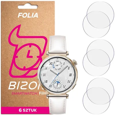 Produktbild von 6x Schutzfolie für den Bildschirm für Huawei Watch GT 5 41 mm, Bizon Watch HydroFlex