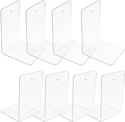 8 transparente Buchstützen, Ansicht 2 von 10