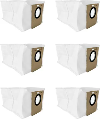 Immagine prodotto di INF Sacchetti per aspirapolvere confezione da 6 Xiaomi Mijia Omni / X10 Plus / Dreame S10 Pro / Dreame L10S Ultra