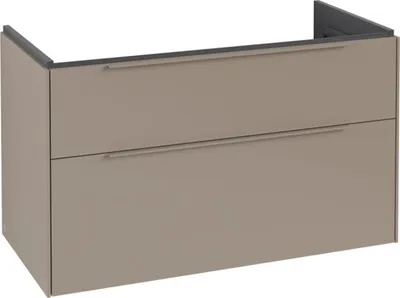 Image de Villeroy & Boch Subway 3.0 armoire sous lavabo, 2 tiroirs, 973x576x478mm, C57002VM