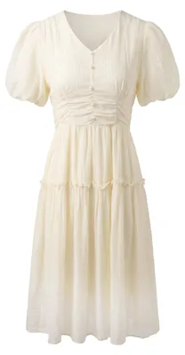 Produktbild von DULCEY damen kleid - beige, XXS