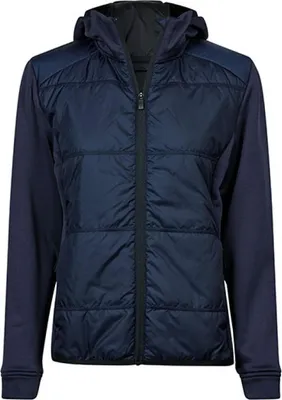 Produktbild von Tee Jays 9113 | WomenŽs Hybrid-Stretch Hooded Jacket S bis 3XL - Farbe: Navy/Navy - Größe: L