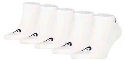 Produktbild von HEAD Uni Sneaker Socken, 5er Pack - ELEMENTS ALL SPORTS SNEAKER ECOM, Kurzsocken, einfarbig Weiß 35-38