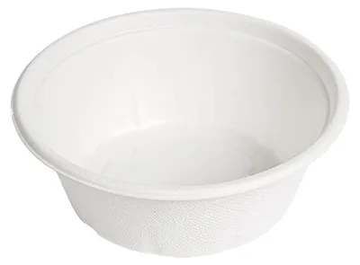 50 Bagasse-Gläser Bionic, 280 ml, Ø 11,6 cm, weiß