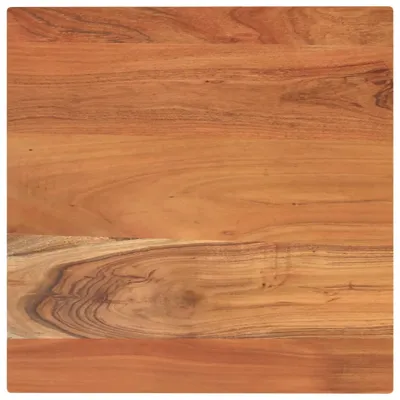 Image de vidaXL Plateau de table 50x50x3,8 cm Carré bois massif acacia