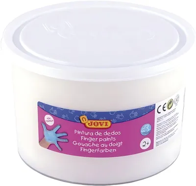 Produktbild von Jovi Fingerfarben 500 ml Dose, weiß