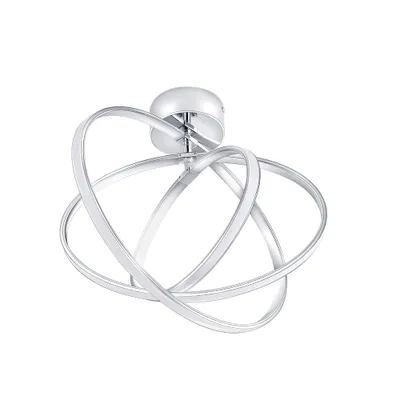 Produktbild von LED-Deckenleuchte Chrom Weiß Selvina