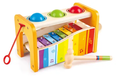 Image de Xylophone Hape et marteaux - avec xylophone amovible, jouet pour enfants