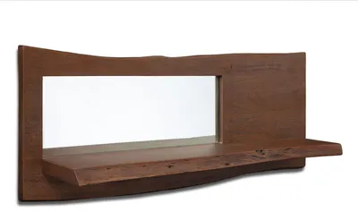Immagine prodotto di MASSIVMOEBEL24 | mensola in legno di Acacia 101x22x38 marrone laccato PURE ACACIA #807