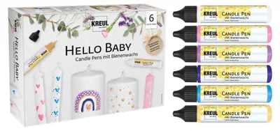 Produktbild von KREUL Candle Pen Set Hello Baby 6 × 25 ml