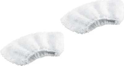 Produktbild von Kärcher 2.863-270.0, Stoffauflagen, Weiß, Mikrofaser, SC 1 EasyFix, SC 2 Easyfix, SC 3 EasyFix, SC 4 EasyFix Premium, SC 5 EasyFix Premium, SC1..., 95 mm, 195 mm