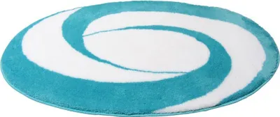 Produktbild von Clarissa Badematte Badteppich Badvorleger Duschvorleger Badezimmerteppich 60x100cm Candy Acqua Weiß