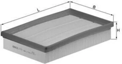 Obrázek produktu pro Vzduchový filtr KNECHT LX 1074