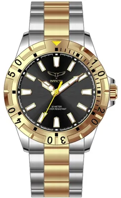 Produktbild von Invicta Specialty 69037 Herrenuhr - Quarzwerk - Metall mit schwarzem Zifferblatt - 42 mm