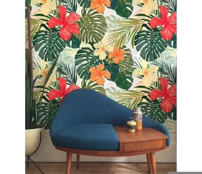 Produktbild von Coloray Fototapete 416x254 cm Latextapete Magicstick - Hawaiianische Vibes.