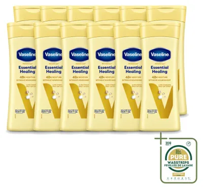 Produktbild von 12 x Vaseline Essential Healing Bodylotion - 400 ml - Vorratspackung - 12 Stücke