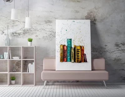Produktbild von Wallity, WY231- WRZ1261, Bunt, Leinwandbilder, 70 x 100 cm, 50% Baumwolle / 50% Polyester