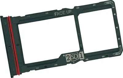 Produktbild von Motorola Moto G72 - Ersatz SIM-Kartenhalter mit microSD Slot - Schwarz