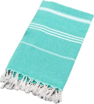 Produktbild von Strandtuch FARAO 90 x 180 cm, türkis, 70% Baumwolle | 30% Polyester