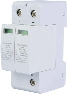Produktbild von Überspannungsschutz 2P 1000V DC, für PC, flammhemmend - Photovoltaikanlage, Niederspannungsableiter