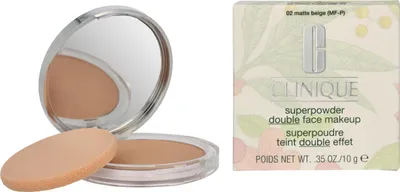 Produktbild von Clinique Superpowder Double Face Makeup, Matte Beige, Gepresstes Puder, Natürlich/Natur, Frauen, Schwamm, Apply after using your 3-Step Skin Care System. Smooth on with included sponge applicator. Use...