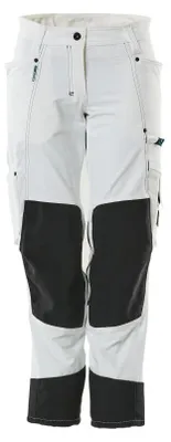 Produktbild von MASCOT® Hose mit Knietaschen, Damen, Diamond Größe 82C50, weiss | Packung (1 Stück)