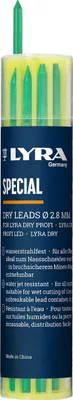 Zdjęcie produktu dla Wkłady wymienne LYRA Dry specjalne, plastikowe pudełko, okrągłe, wkład 2,8 x 2,8 x 100 mm, różne kolory, 12 sztuk