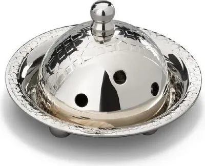 Produktbild von Räuchergefäß, Messing, Silber, Ø 9,5 cm, H 6,5 cm
