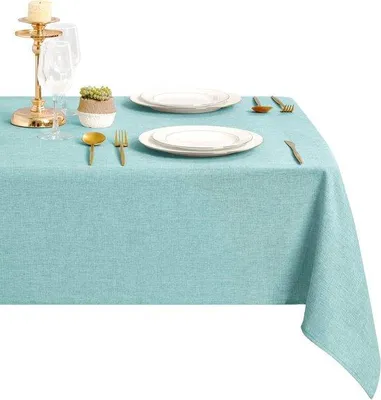 Produktbild von Blaues Tischtuch 110x140cm wasserabweisend und abwaschbar