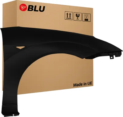 Zdjęcie produktu dla BLU Błotnik pasujący do Ford Focus Mk1 F8 Prawy czarny PantherSchwarz | 1998-2004 | Przedni Przód | Lakierowany | Gotowy do montażu  | Stal
