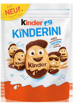 Produktbild von kinder Kinderini křupavé sušenky s čokoládou a mlékem 250g