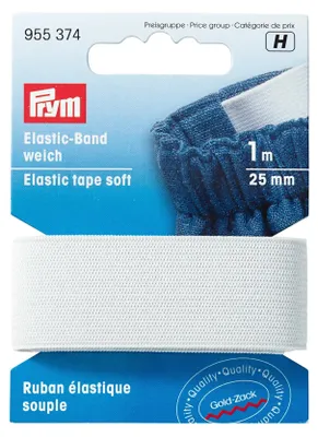 Produktbild von Prym 19553740, 25 mm, Weiß, 1 m, 1 Stück(e)