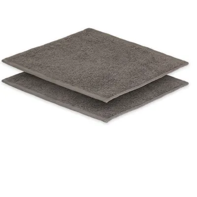 Produktbild von 2 x Seiftuch 30 x 30 cm 500g/m² Anthrazit Doppelpack Hohe Qualität Neu/OVP
