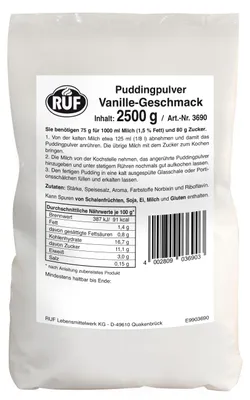 Immagine prodotto di Budino RUF alla vaniglia
