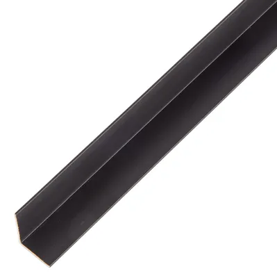 Produktbild von Alberts 488291 Winkelprofil | Aluminium, schwarz eloxiert | 1000 x 15 x 15 mm