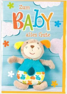 Produktbild von Geburt – Baby – Freudiges Ereignis - Karte mit Umschlag