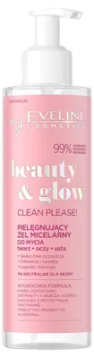 Produktbild von Eveline Cosmetics Beauty&Glow – reinigendes, feuchtigkeitsspendendes Mizellenwasser