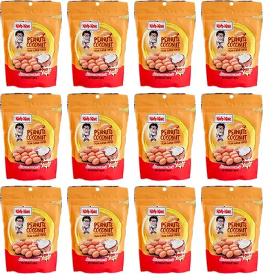 Produktbild von Koh Kae Erdnüsse mit Kokosgeschmack 12x180g
