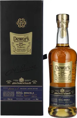 Produktbild von Dewar's 25 Years Old Double Aged Blended Scotch Whisky 40% Vol. 0,7l in Geschenkbox