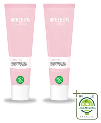 Immagine prodotto di 2 confezioni di crema idratante Weleda per pelli sensibili, 30 ml ciascuna - confezione grande - 2 pezzi