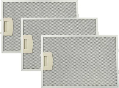 Produktbild von vhbw 3x Filter Metallfettfilter kompatibel mit Siemens LC75652/02, LC75652/01, LC75651/04, LC75752/02, LC75752/01, LC75652/03 Dunstabzugshaube, Metall