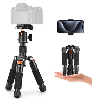 Image de Mini trépied compact pour appareil photo avec tête rotative à 360°