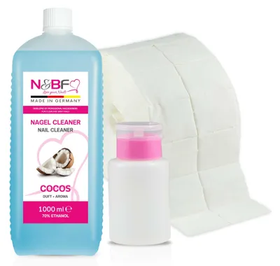 Produktbild von Nagel Cleaner Nagelreiniger Cocos 1000ml Ethanol – Cleaner Nageldesign UV Gel