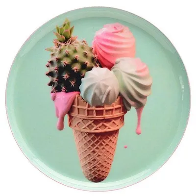 Produktbild von Gift Company Dekotablett Love Trays Eis (12,7cm)
