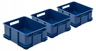 Produktbild von Keeeper 3x Transportbox Aufbewahrungsbox 20,5L ECO LINE