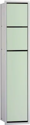 Zdjęcie produktu dla EMCO WC-Modul 150 ASIS Unterputz, 809 x 168 mm aluminium/optiwhite 975027450