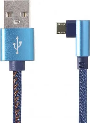 Immagine prodotto di gembird Micro-USB-Kabel mit Metallsteckern, 1 m, blau