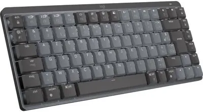 Image de Clavier sans fil Logitech MX Mechanical, AZERTY, Mécanique, Rétroéclairé, Graphite