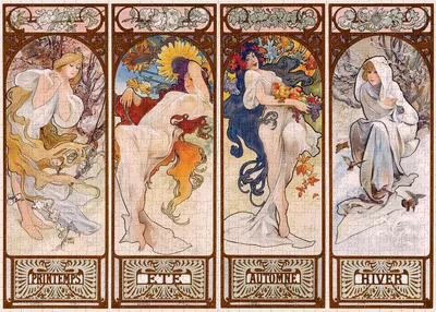 Immagine prodotto di Interdruk Puzzle 1000 pezzi Art 1 Mucha